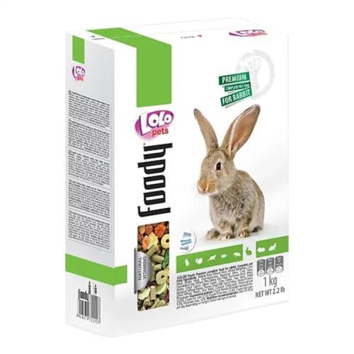 اكل ارانب متكامل للأرانب 1 كجم لولو بيتس