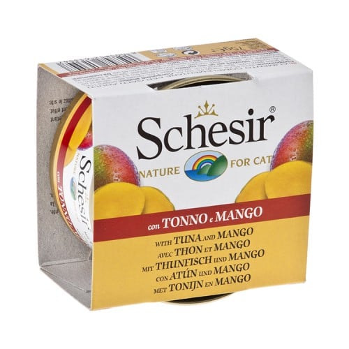 شيزر طعام رطب متعدد النكهات بالتونة مع مانجو للقطط