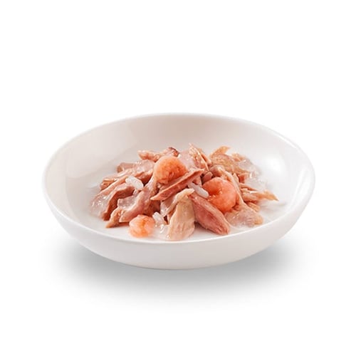 شيزر طعام رطب معلبات التونة مع الجمبري للقطط 50*6...