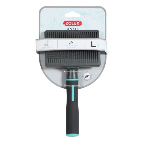 زولكس مشط شعر مع ضغاط لتنظيف بقايا الشعر مقاس L