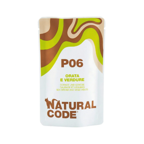ناتشورال كود P06 طعام رطب أظرف بسمك الدنيس والخضار...