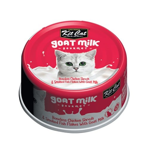 كت كات طعام رطب معلبات بالدجاج مع السمك المدخن وحل...