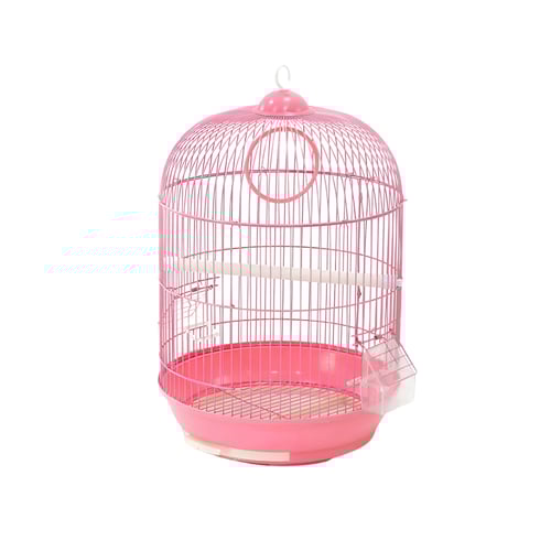 قفص طيور معدني دائري - متعدد الألوان