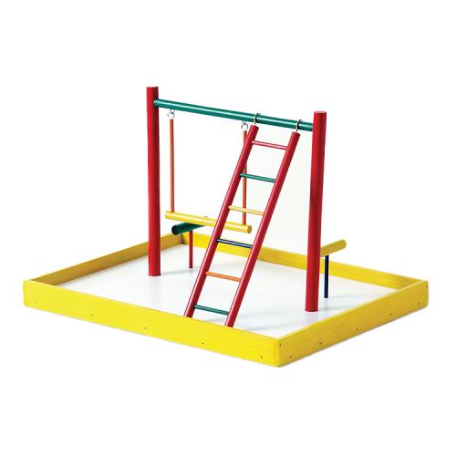 بريفو بت بلاي جراوند حديقة العاب مع سلم وجرس للطيو...