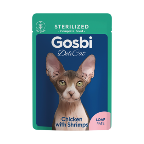 غوسبي طعام رطب أظرف بالدجاج مع الروبيان للقطط المع...