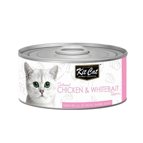 كت كات طعام رطب للقطط بالدجاج و سمك المحيط الابيض...