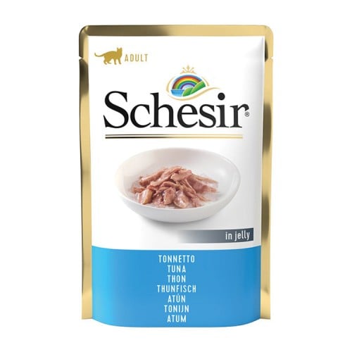 شيزر طعام رطب أظرف شرائح التون للقطط بالجيلي