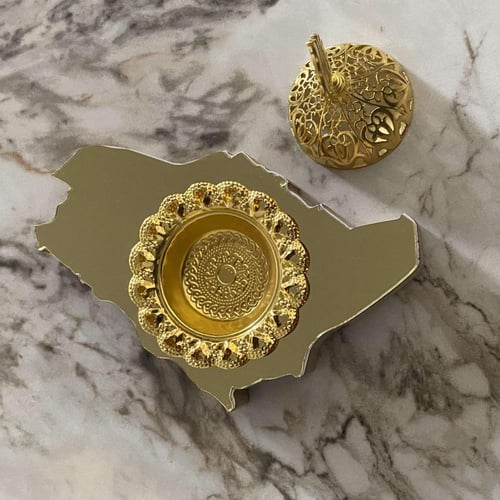 مباخر خريطة المملكة