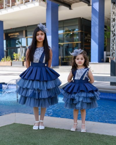 فستان أطفال طبقات