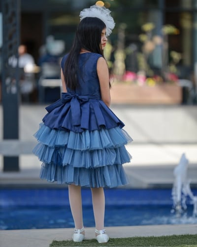 فستان أطفال طبقات