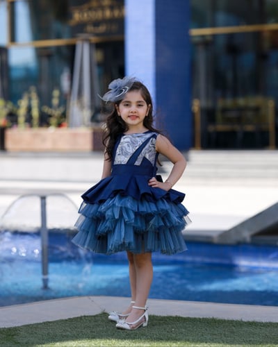 فستان أطفال طبقات
