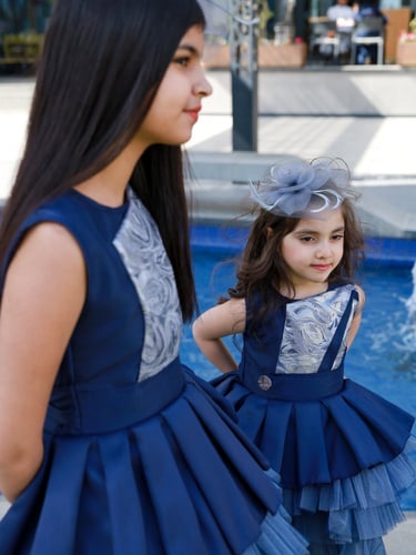 فستان أطفال طبقات