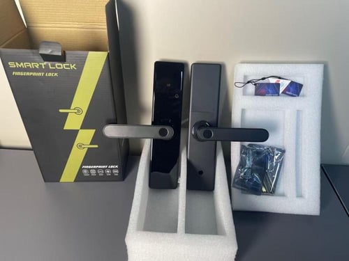 قفل باب ذكي من نافكار سيستمز طراز FPLK-10 مع فتح ب...