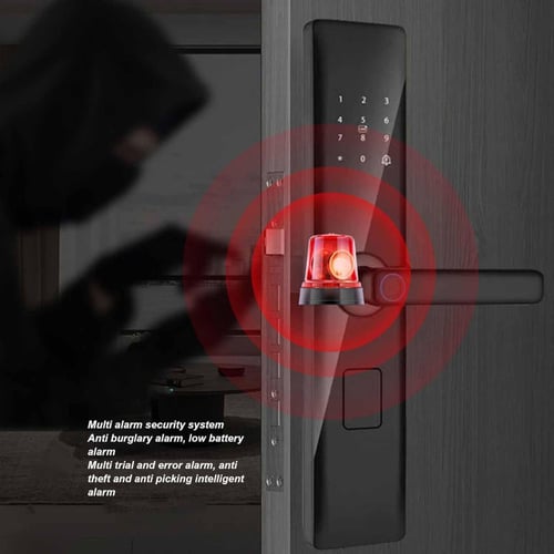 قفل باب ذكي ببصمة الإصبع، قفل باب مقاوم للماء بمعي...