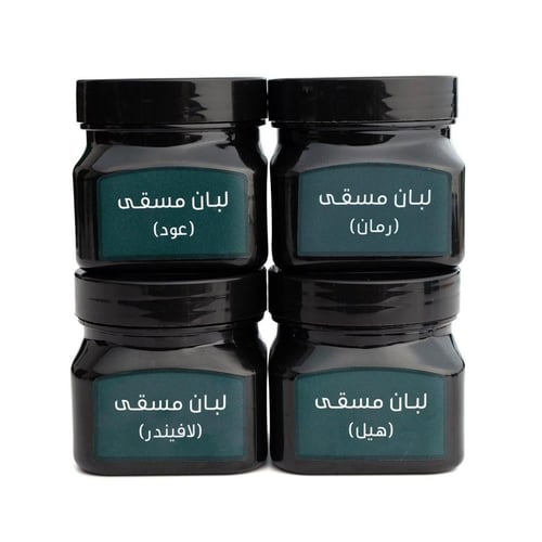 لبان مسقى بكج 4 أنواع + عطر ملاكايت