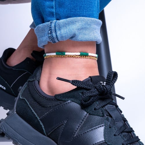 خلخال حجر ملاكايت مضغوط صغير