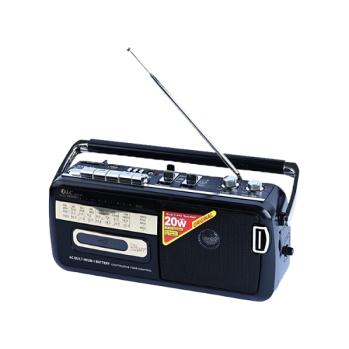 مسجل كاسيت دي إل سي بقوة 20 واط RXM-50 - أسود