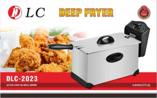 قلاية كهربائية بالزيت من دي ال سي - سعة 3 لتر - 20...