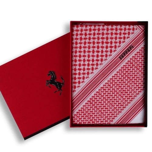 شماغ فيراري أحمر ايطالي FER-R