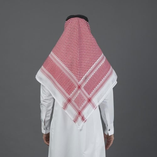 شماغ البسام الختم الأسود شلش( وطني)