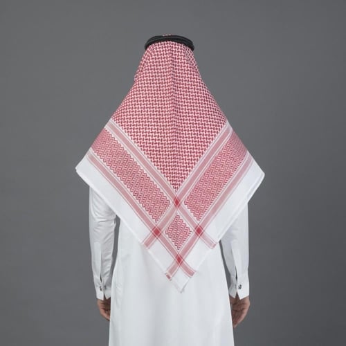 شماغ البسام كلاسيك لون الخاص انجليزي