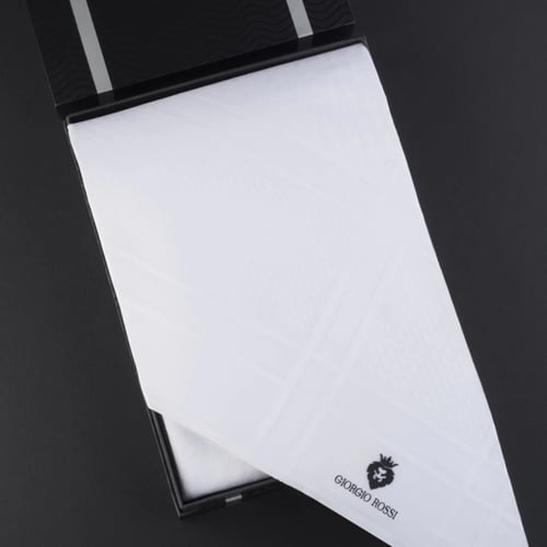 شماغ ابيض جورجيو روسي ايطالي G.R-W