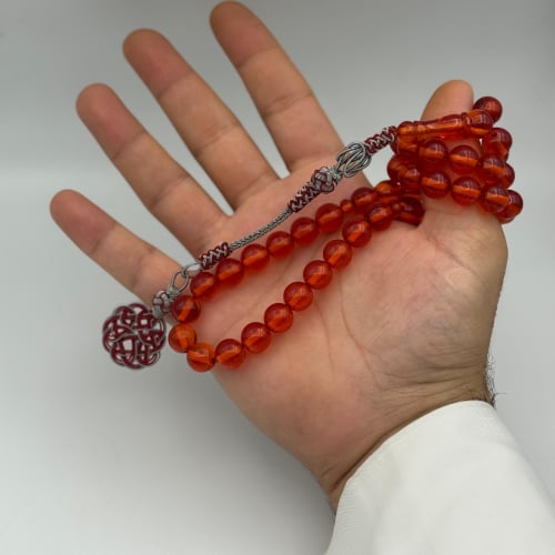 سبحة زعفرانية أصلية معطرة برائحة فواحة – تصميم فاخ...