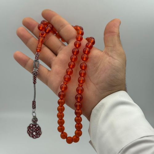 سبحة زعفرانية أصلية معطرة برائحة فواحة – تصميم فاخ...