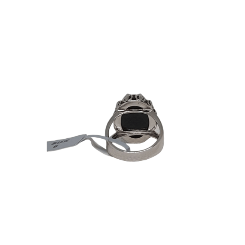 خاتم فضة ملكي رجالي فضة عيار 925 (أونكس)