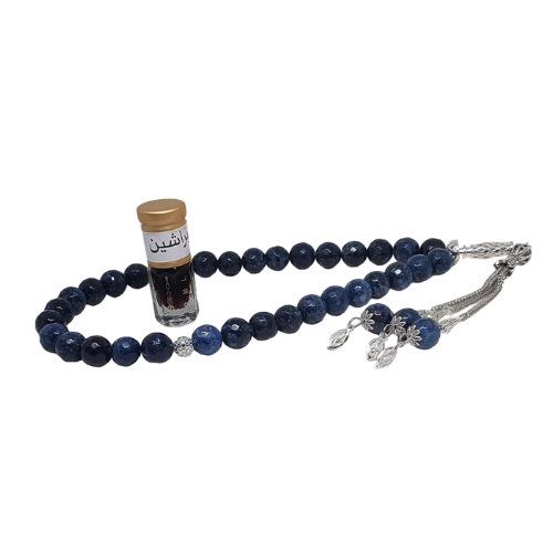 دهن البراشين سدس تولة مع سبحة من العقيق البرازيلي...