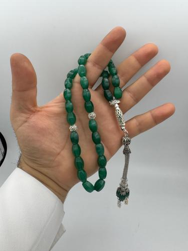 سبحة من حجر العقيق البرازيلي