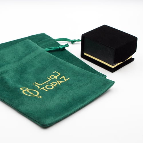 خاتم فضة ملكي رجالي (أحمر) عيار 925 متوج بحجر الأو...