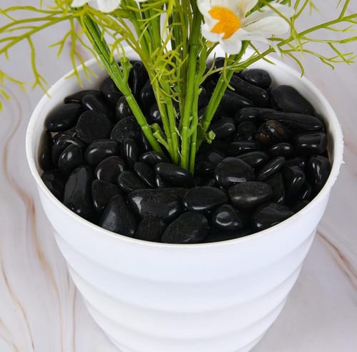 حجر زينة اسود لمعة 10 كيلو