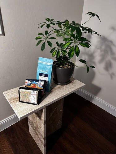 طاولة رخام ترفنتينو