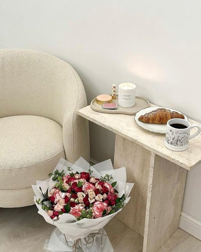 طاولة رخام ترفنتينو