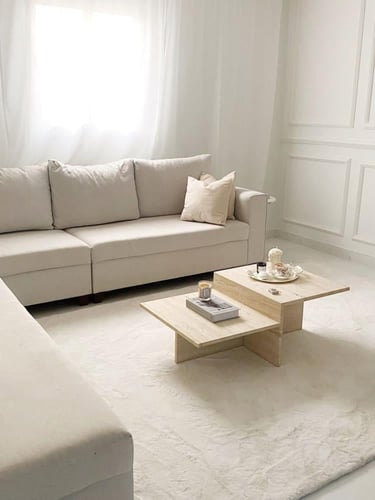 طاولة رخام دورين ترفنتين 80*80 سم