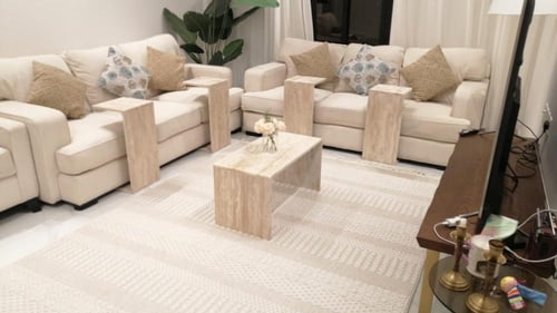 طاولة رخام ترفنتينو 40*80