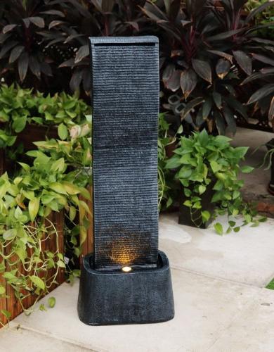 شلال جداري أسود فاخر مقاسين