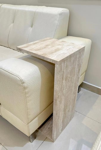 طاولة رخام ترفنتينو خدمة 54 سم