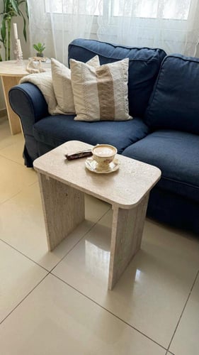 طاولة رخام ترفنتين خدمة 30*50 سم