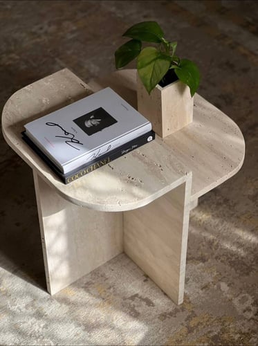 طاولة رخام ترفنتينو دورين 60*60