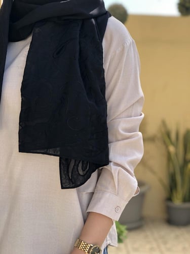 طرحة بوال اسود ملكي