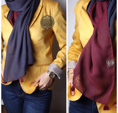 طرحة بوال عودي و كحلي