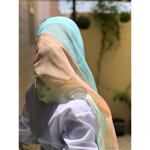 طرحة بوال 3 الوان (تيفاني / ليموني /خربزي )