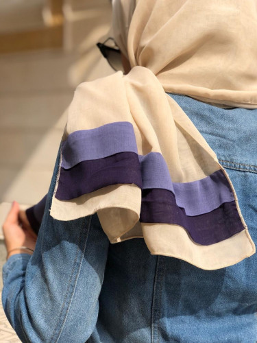 طرحة بوال بيج مع درجات البنفسجي