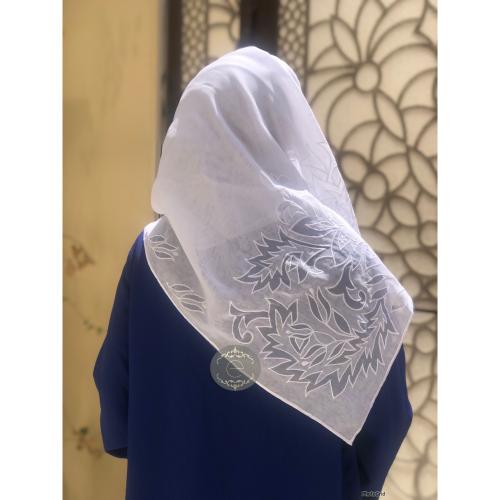 طرحة بوال ابيض ملكي