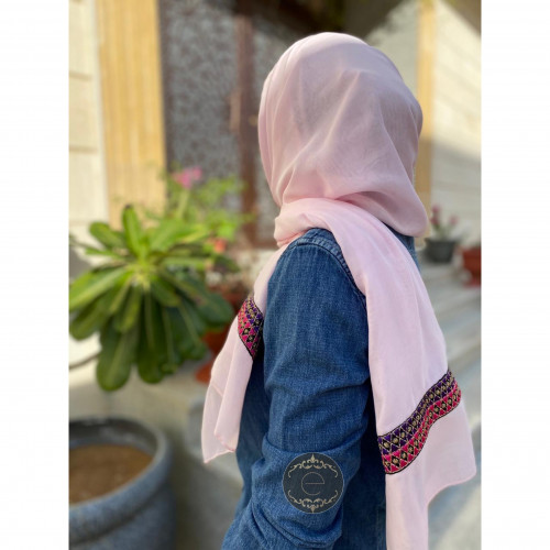 طرحه بوال لون وردي بشريط انيق