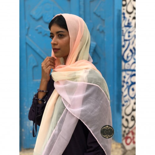 طرحة بوال ب3 الوان (بنك -خربري وليموني)