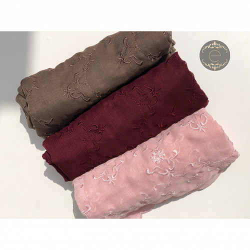 طرحة بوال بتطريز طبقة وحدة ) الرجاء تحديد اللون ال...