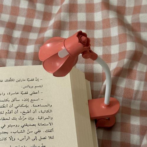 مصباح للقراءة ( وردي غامق )